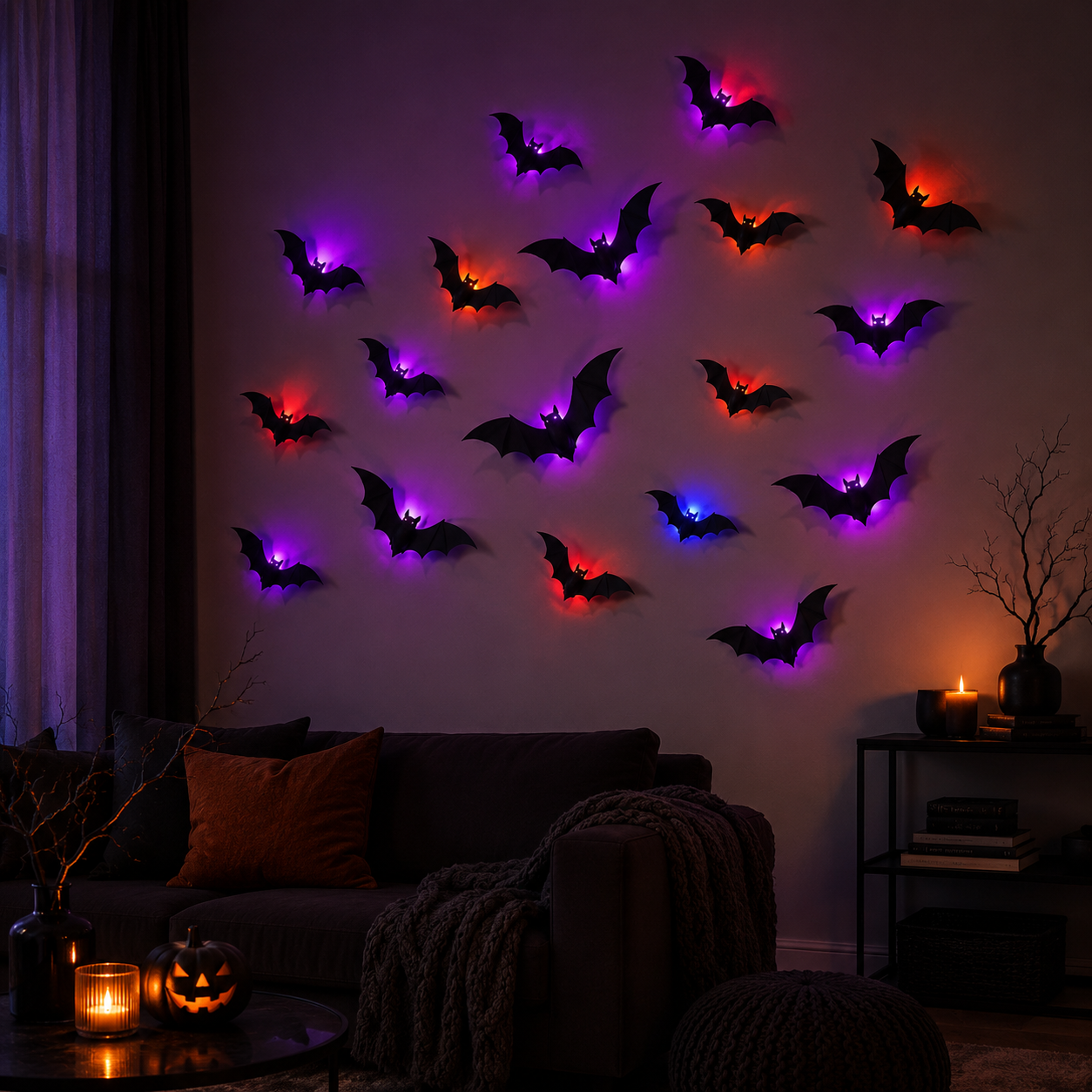 Aurexa GlowBats Halloween display