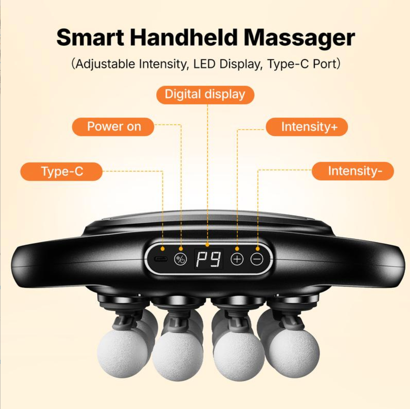 MuscleForge Pro 16-Headed Massage Gun