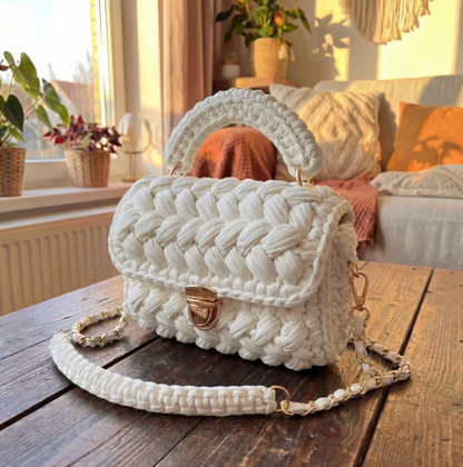 Aurex Signature Knit Handbag