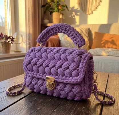 Aurex Signature Knit Handbag